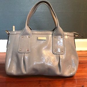 Kate Spade gray patent leather purse